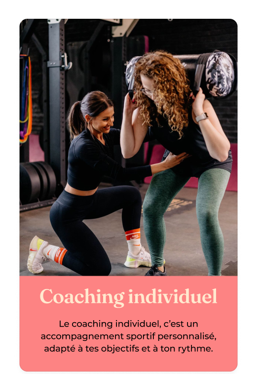 Photo exemple d'un coaching individuel