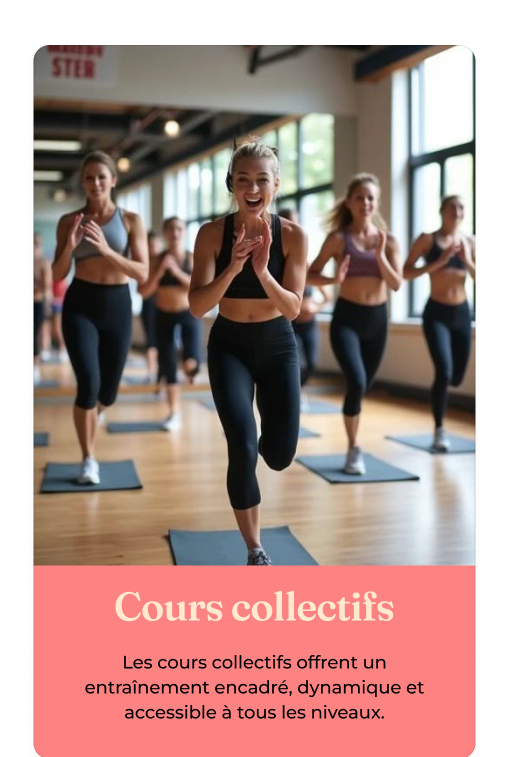 Photo exemple d'un cours collectif